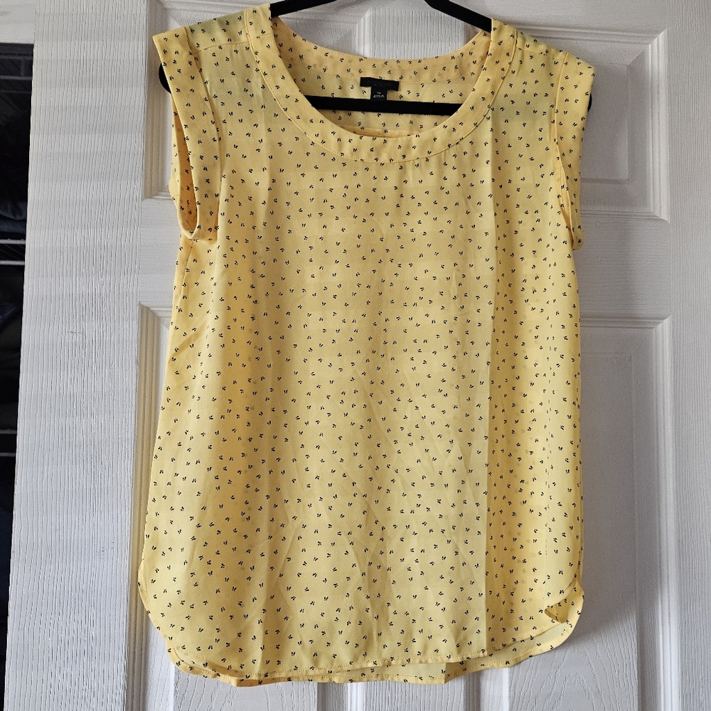 EUC, Ann Taylor Factory, Yellow Blouse, XS